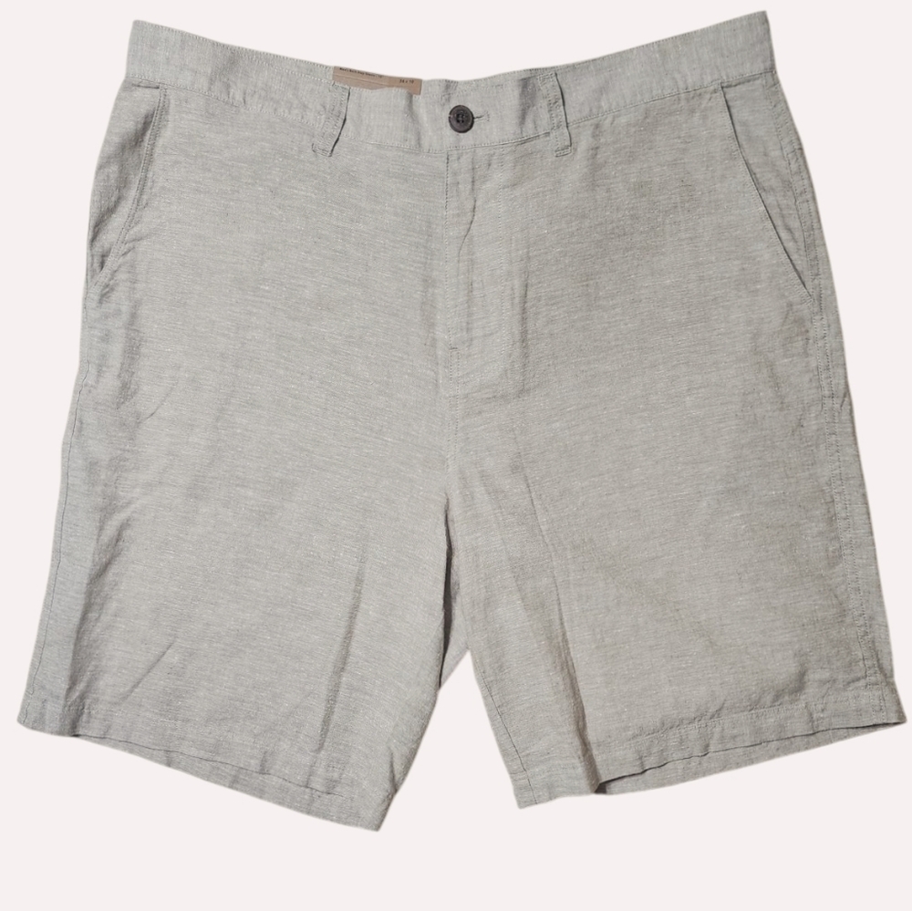 New Patagonia Worn Well Mohave Chambray Athleisure Khakki Shorts W36 10 Inch